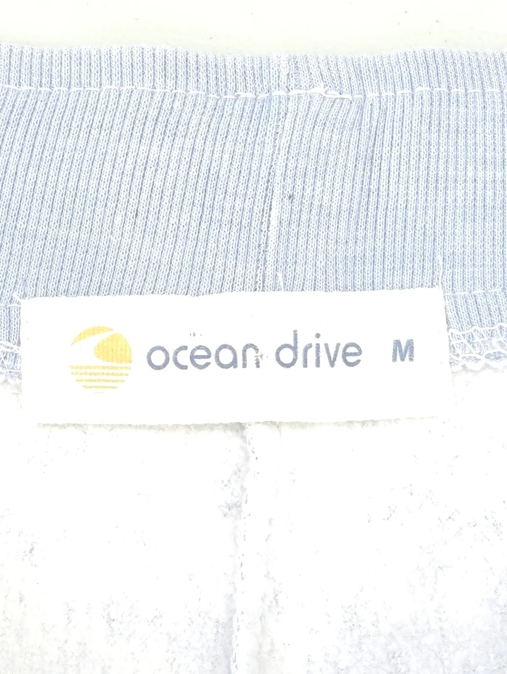 Ocean Drive Tropical Floral Knit Beach Shorts Blue White Size M - Picture 3 of 6